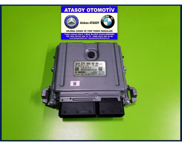 MERCEDES W212 E180 MOTOR BEYNİ 2749000900 , 2749002100 0261S08395 0261S10231 A2749000900 A2749002100 A 274 900 09 00 A 274 900 21 00 - 0 261 S08 395 - 0 261 S10 231 A2749011900 A2749010700 2749011900 2749010700